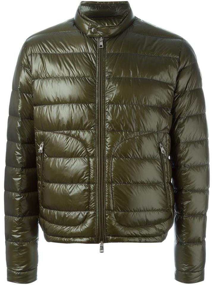 Moncler 'acorus' Padded Jacket, Men's, Size: 3, Green, Polyamide/feather Down