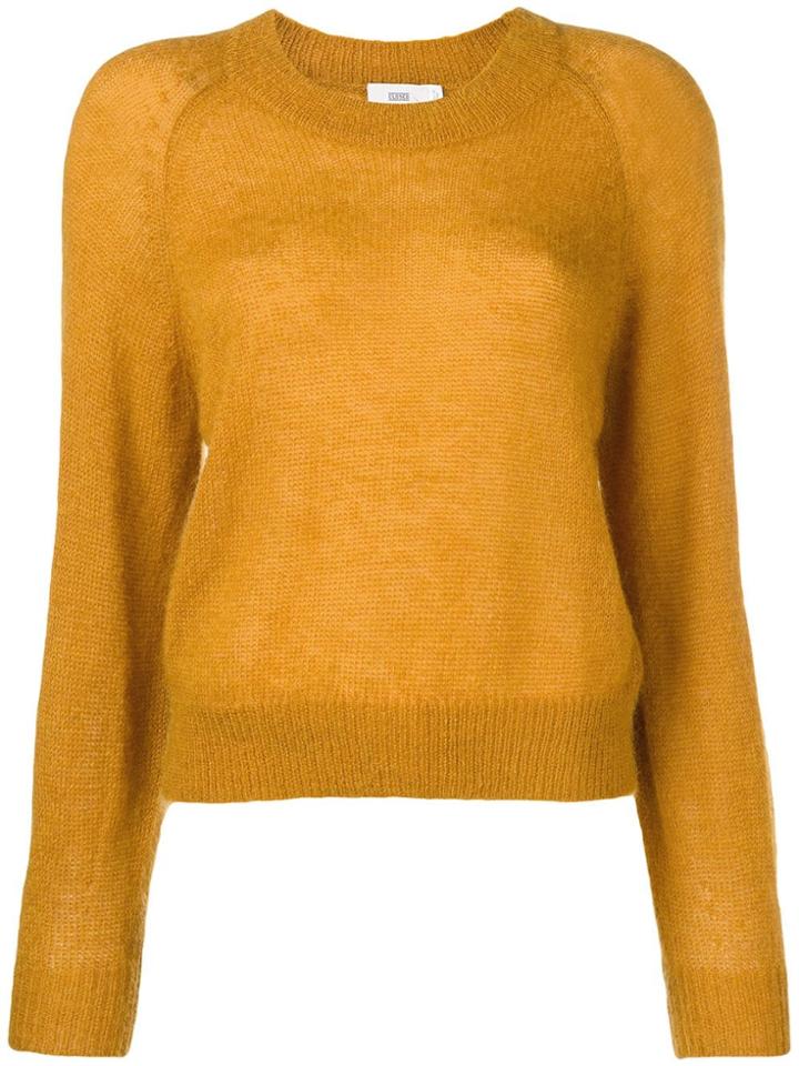Closed Fine Knit Sweater - Yellow