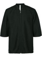 Cottweiler - Zipped Textured Sweatshirt - Men - Polyester - S, Black, Polyester