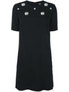 Versus Plaque Appliqué Shift Dress