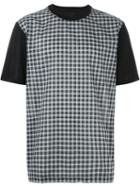 Lanvin Checked Chest T-shirt
