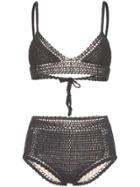 She Made Me She Made Me Essential Bkni Babydoll W Hi - Grey