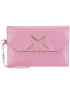 Golden Goose Deluxe Brand 'vedette Star' Clutch, Women's, Pink/purple, Calf Leather