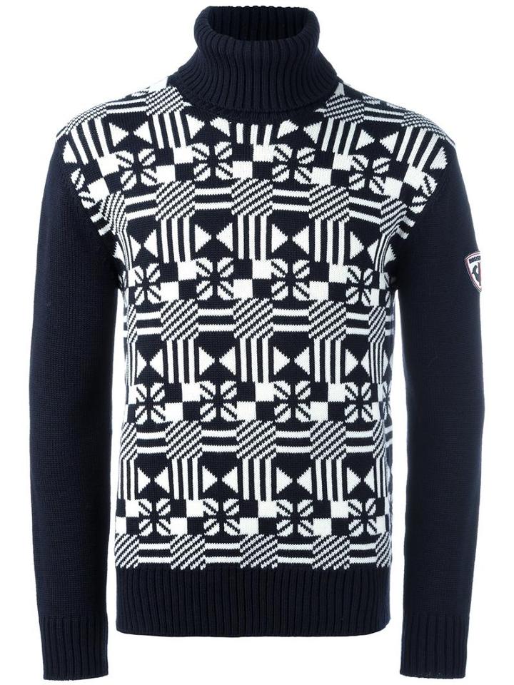 Rossignol 'factory' Roll Neck Sweater, Men's, Size: Medium, Blue,
