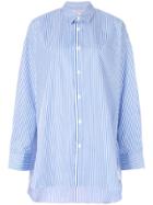Junya Watanabe Comme Des Garçons Striped Shirt - Blue
