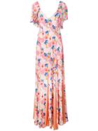 Staud Blossom Print Maxi Dress - Pink