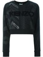 Kenzo Patterned Cropped Sweatshirt