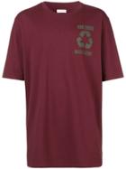 Faith Connexion Recycle Print Oversized T-shirt - Red