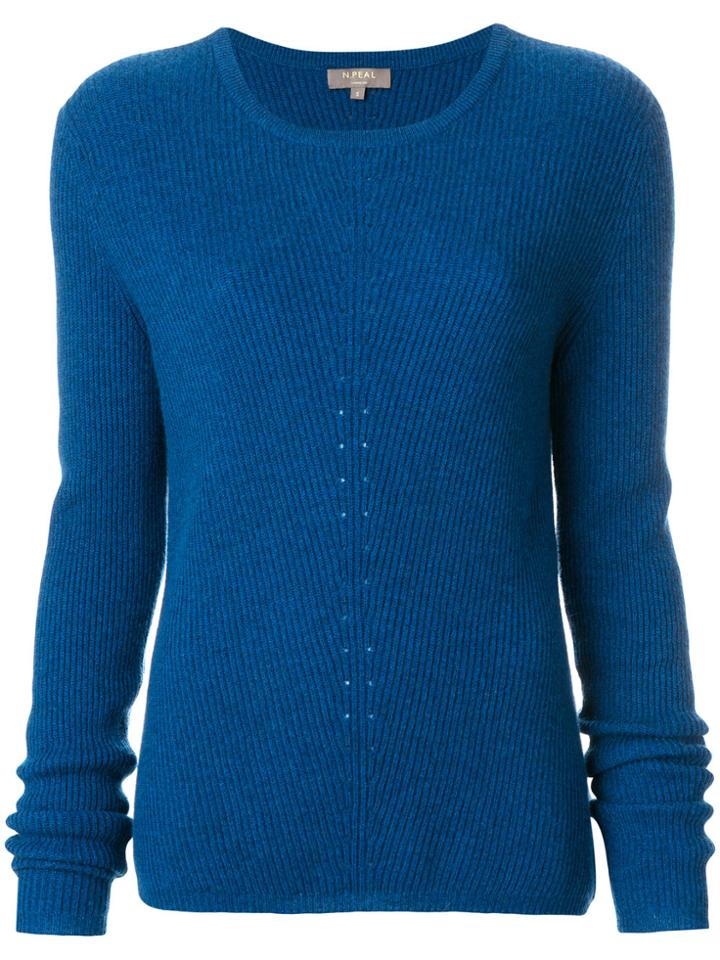 N.peal Stitch Detail Jumper - Blue