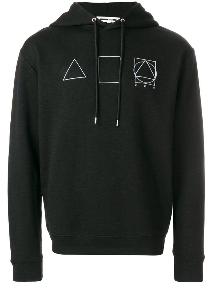 Mcq Alexander Mcqueen Glyph Icon Hoodie - Black