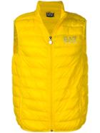 Ea7 Emporio Armani Logo Vest - Yellow & Orange