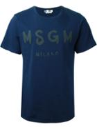 Msgm Printed Logo T-shirt