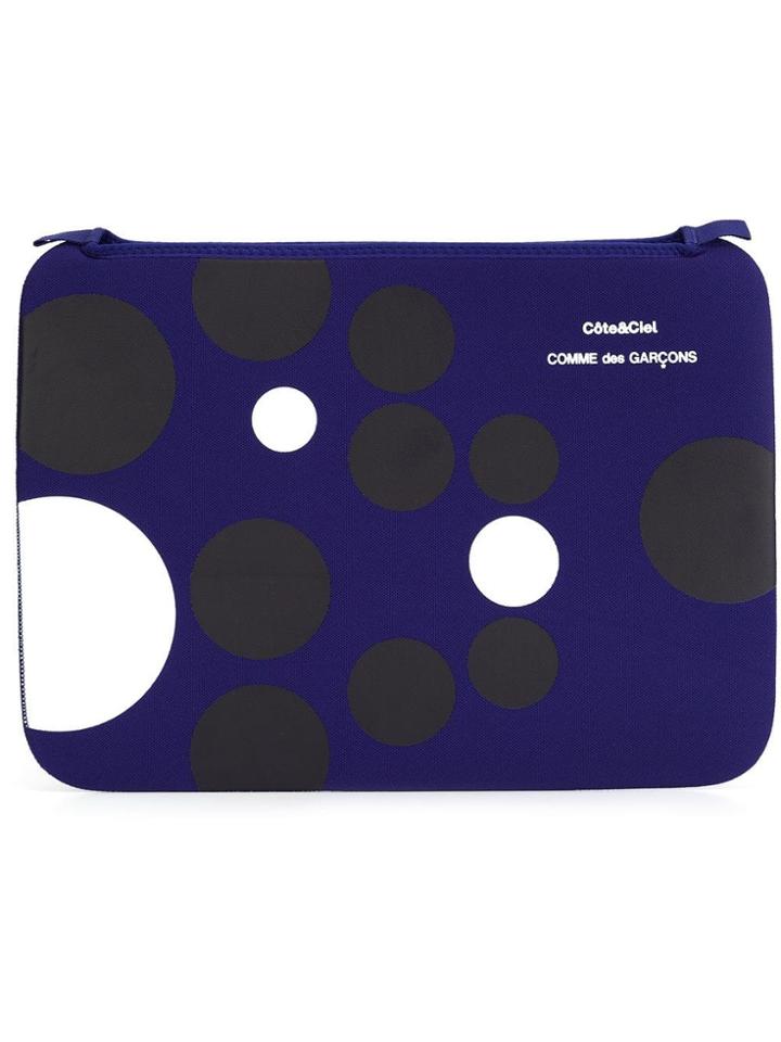 Comme Des Garçons Wallet Polka Dot Purse - Black