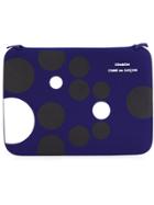Comme Des Garçons Wallet Polka Dot Purse - Black