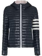 Thom Browne Thom B Padd Hdy Jkt Ls Zp Up - Blue