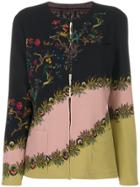 Etro Fitted Floral Blazer - Blue