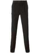 Emporio Armani Elasticated Trousers, Men's, Size: 50, Blue, Wool/viscose/cotton
