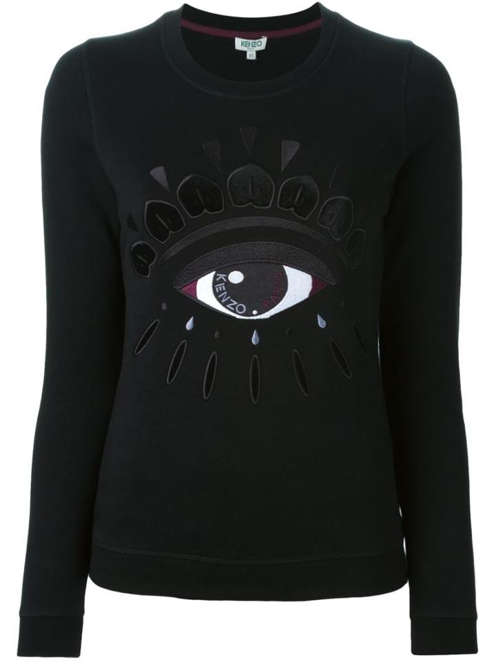 Kenzo 'eye' Sweatshirt, Women's, Size: Large, Black, Cotton