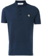 Stone Island - Logo Patch Polo Shirt - Men - Cotton/spandex/elastane - Xl, Blue, Cotton/spandex/elastane