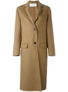 Valentino Single Breasted Coat - Brown