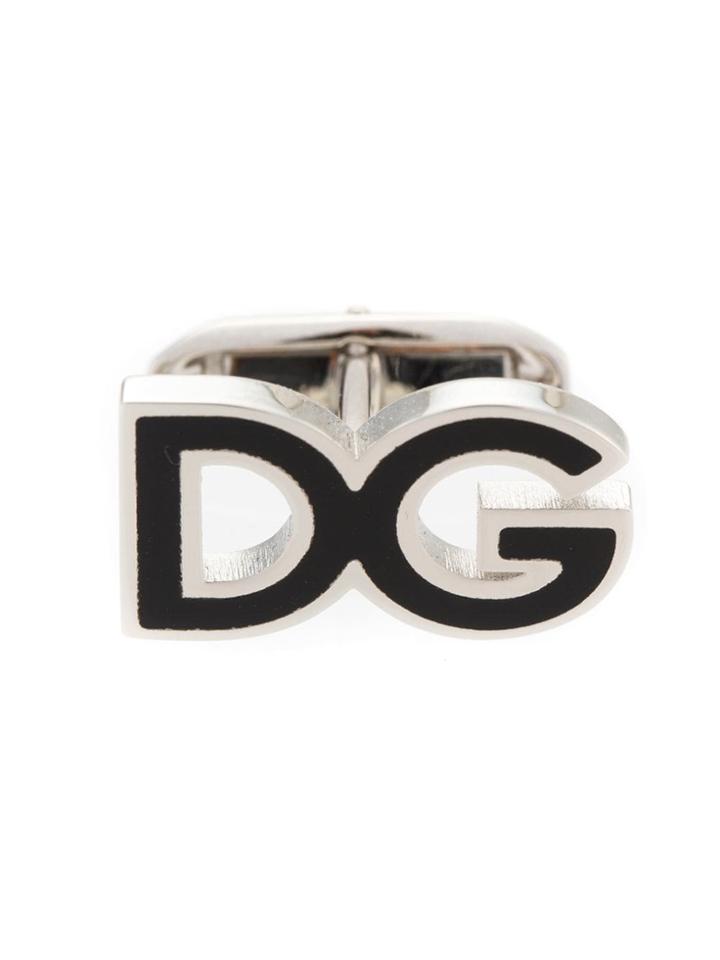 Dolce & Gabbana Dg Logo Cufflinks - Metallic