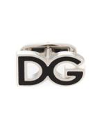 Dolce & Gabbana Dg Logo Cufflinks - Metallic