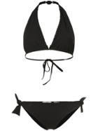 Fendi Halterneck Two Piece Bikini - Black