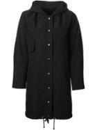 Liska Hooded Parka, Women's, Size: Large, Black, Mink Fur/nylon