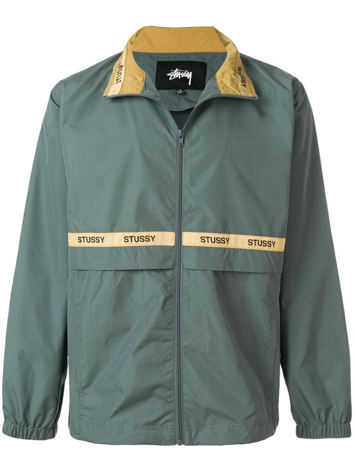 Stussy Lewis Track Jacket - Green