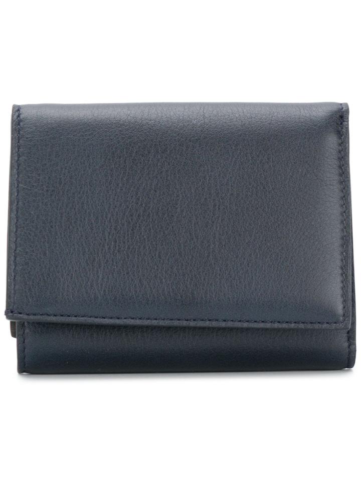 Maison Margiela Casual Foldover Wallet - Blue
