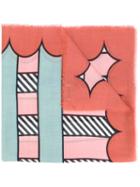 Burberry - Graphic Print Scarf - Women - Cashmere - One Size, Cashmere