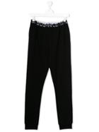 Calvin Klein Kids Elasticated Logo Trousers - Black