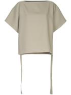 Mm6 Maison Margiela Loose Fitted Blouse - Nude & Neutrals