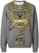 Kenzo Geo Tiger Sweatshirt - Grey