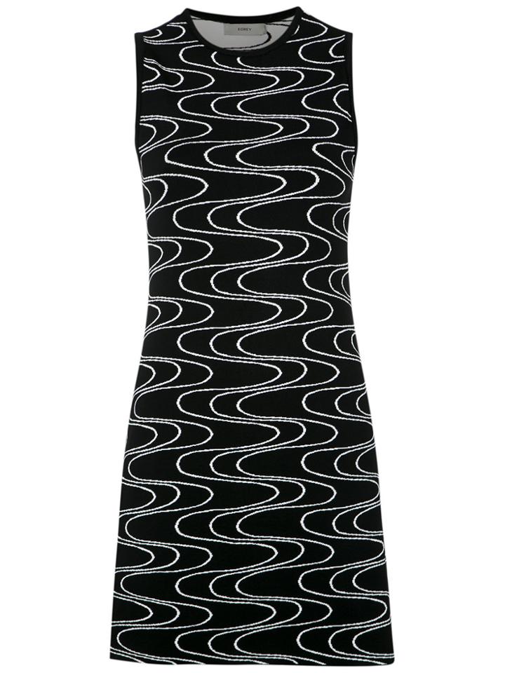 Egrey Jacquard Dress - Black