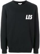Les Benjamins Logo Print Sweatshirt - Black