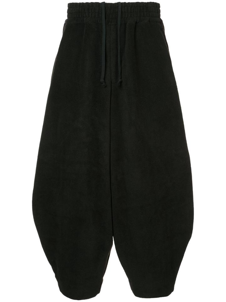 Comme Des Garçons Homme Plus Balloon Leg Drawstring Sweatpants - Black