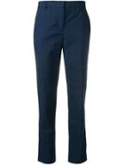 Essentiel Antwerp Slim Fit Check Trousers - Blue
