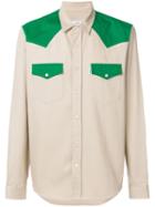 Ami Alexandre Mattiussi Press Button Ami Fit Shirt - Neutrals