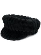 Isabel Marant Evie Ribbed Hat - Black
