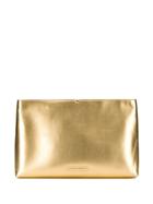 Giuseppe Zanotti Oversized Metallic Clutch - Gold