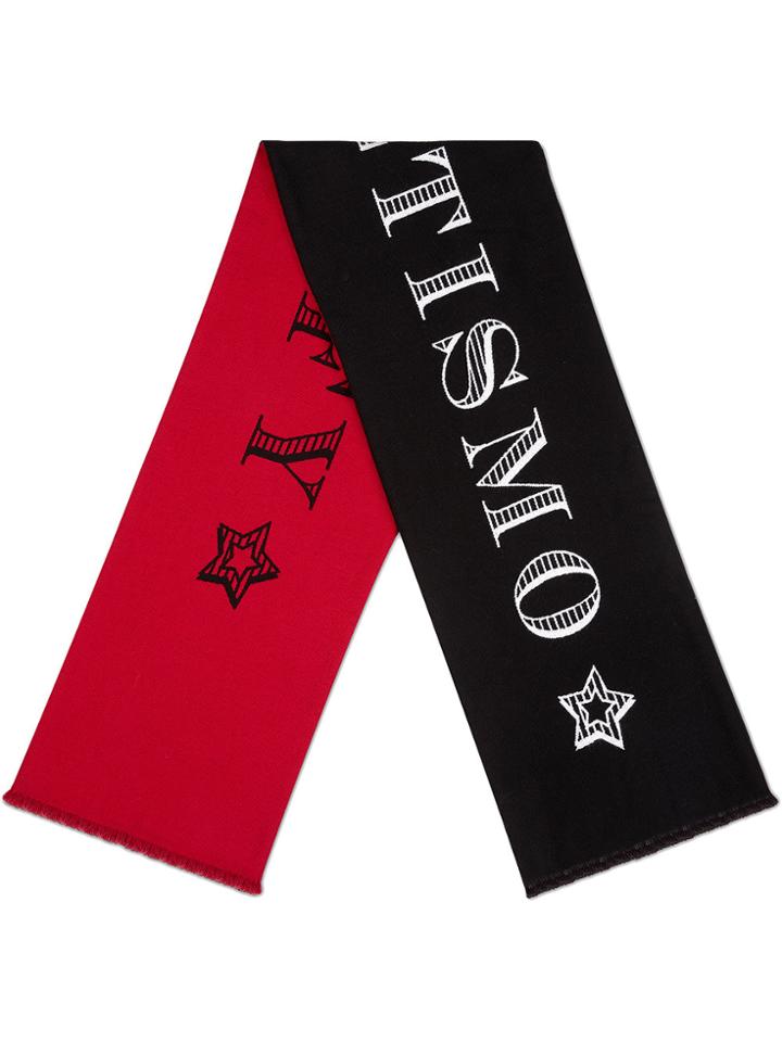 Gucci Magnetismo Jacquard Wool Scarf - Red