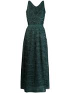 M Missoni Lurex Knit Maxi Dress - Green