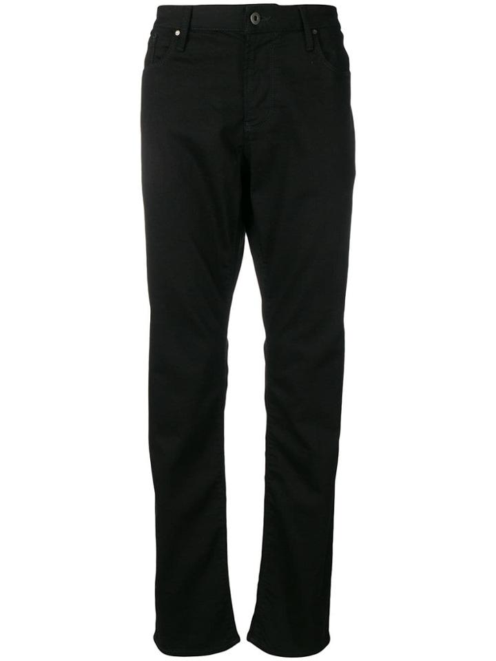Emporio Armani Straight Cut Jeans - Black