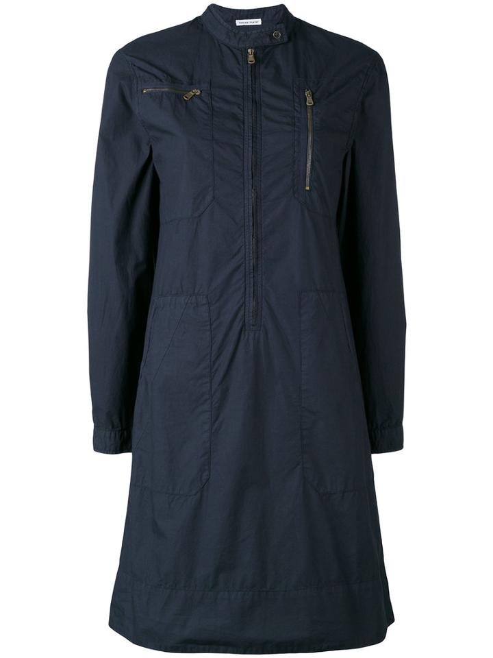 Tomas Maier Shirt Dress, Women's, Size: 10, Blue, Cotton