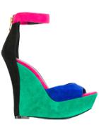 Balmain Colour Block Wedges - Multicolour