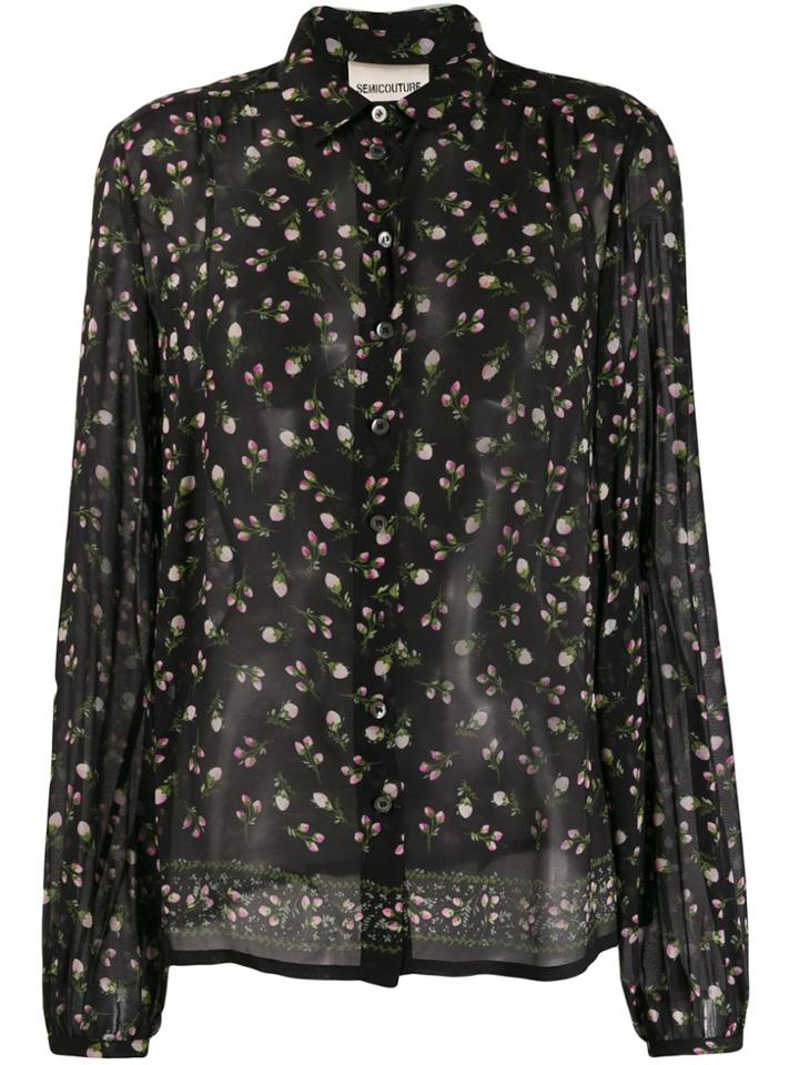 Semicouture Semicouture S9as01 Camp Nero Natural (vegetable)->cotton -