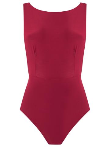 Haight Panelled Swimsuit - Red