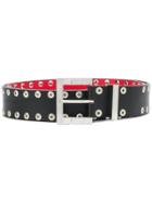 Maison Margiela Studded Buckle Belt - Black