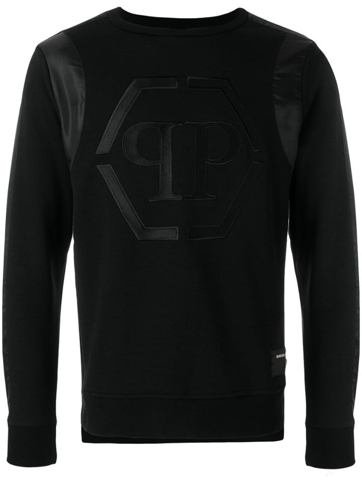 Philipp Plein Logo Motif Sweatshirt - Black